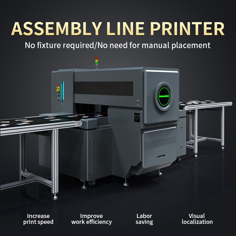 Assembly line uv printer
