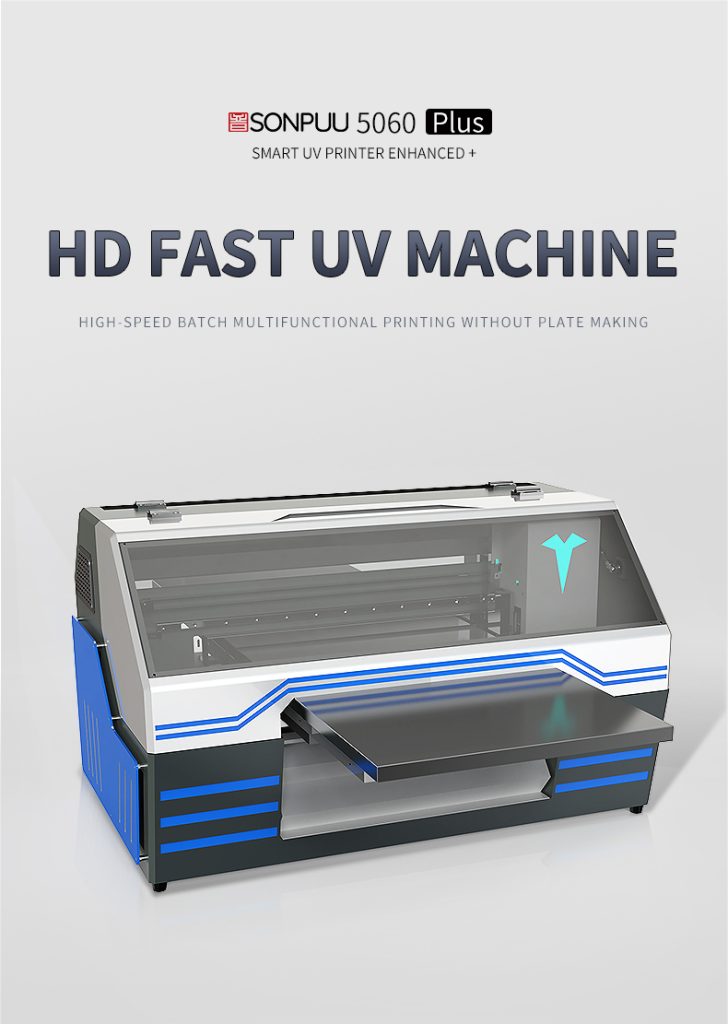 A2 Size 5060UV Flatbed Printer 3D Textured Raised Embossed Printing Machine Dual Print Heads For Phone Case Photo Inkjet Printer|uv printer manufacturer |