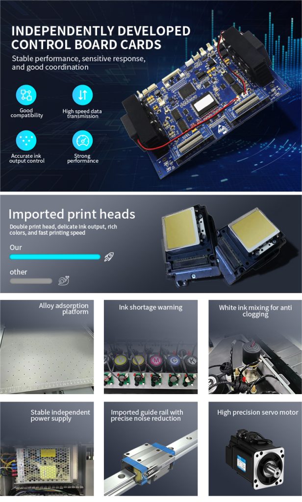 Sonpuu 4062 uv printer for high drop 30cm plastic, glass, metal and other products|uv printer manufacturer |