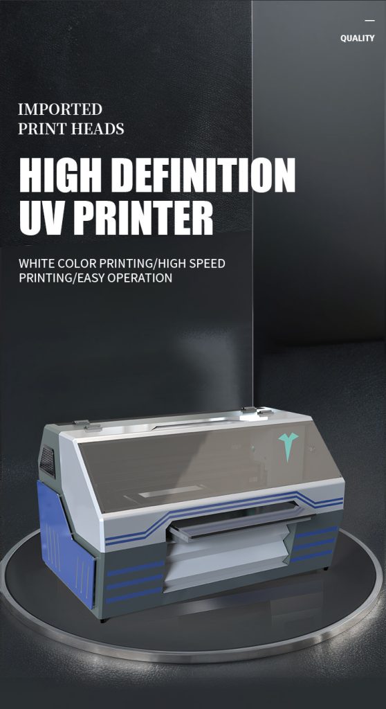 A2 Size 5060UV Flatbed Printer 3D Textured Raised Embossed Printing Machine Dual Print Heads For Phone Case Photo Inkjet Printer|uv printer manufacturer |