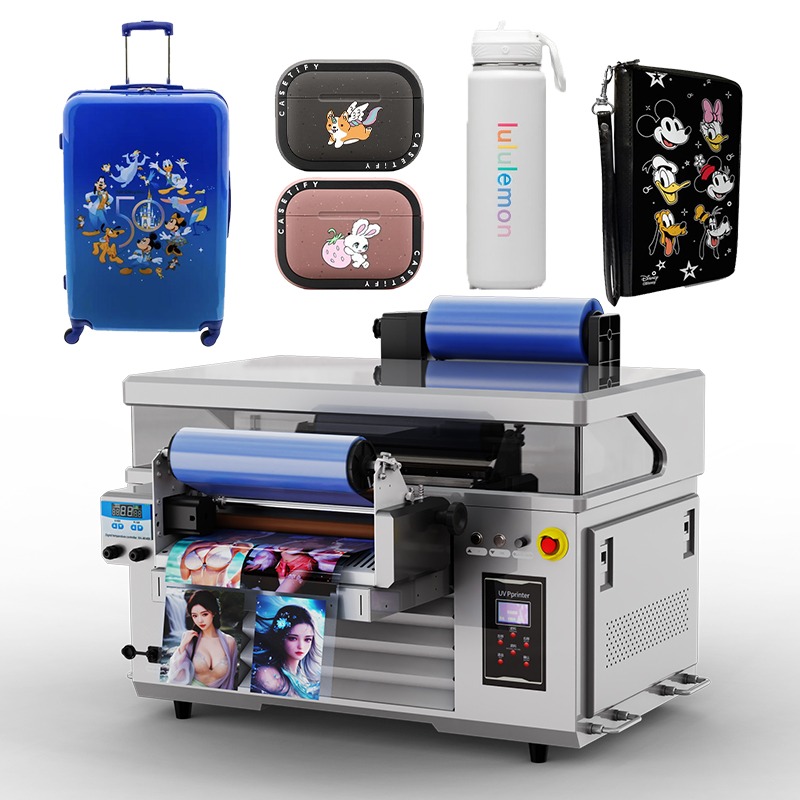 Sonpuu 4060 uv DTF printer for crystal labels, glass, metal, acrylic, oil painting, small products, toys, phone cases, thermos cups - Image 2