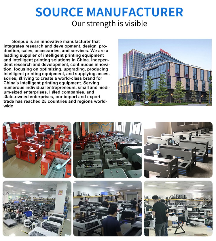 Sonpuu 4062 uv printer for high drop 30cm plastic, glass, metal and other products|uv printer manufacturer |