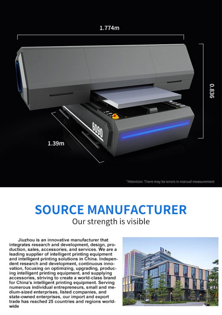 Sonpuu 6090 uv printer Ricoh G6 print head with clamshell body dust proof|uv printer manufacturer |