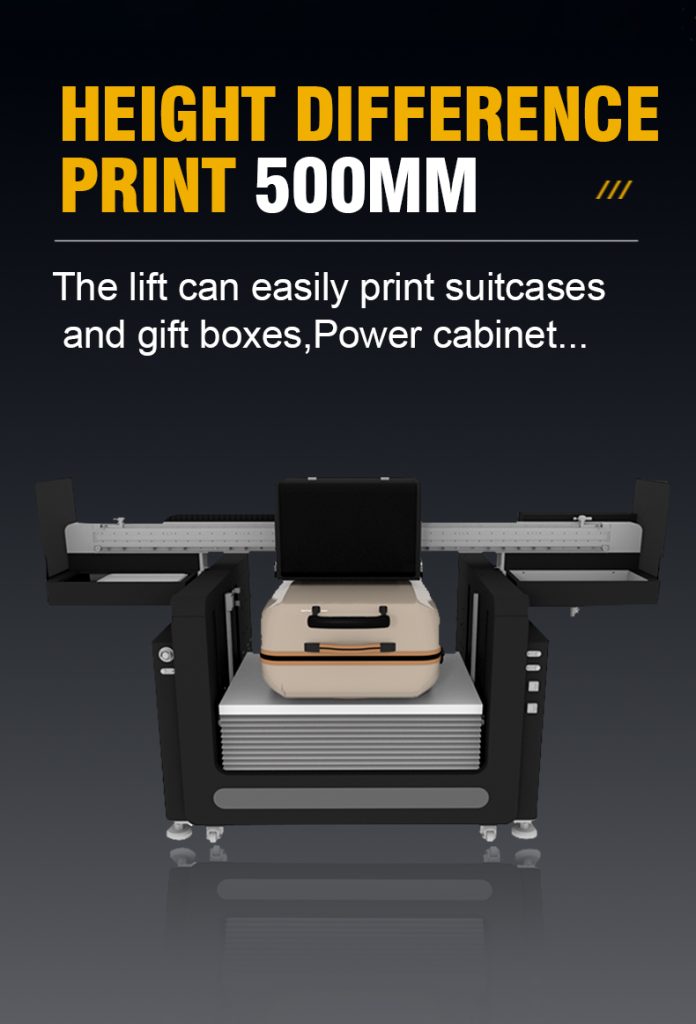 Songpu 9060 high drop uv printer for luggage, gift boxes, suitcases and packaging boxes|uv printer manufacturer |